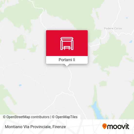 Mappa Montiano Via Provinciale