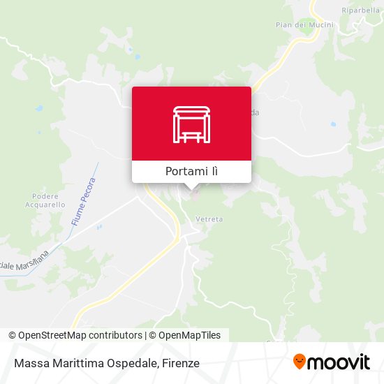 Mappa Massa Marittima Ospedale