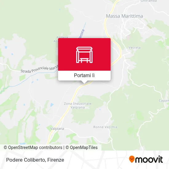 Mappa Podere Coliberto
