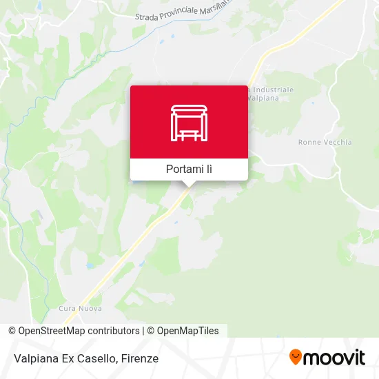 Mappa Valpiana Ex Casello