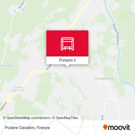 Mappa Podere Cavallini