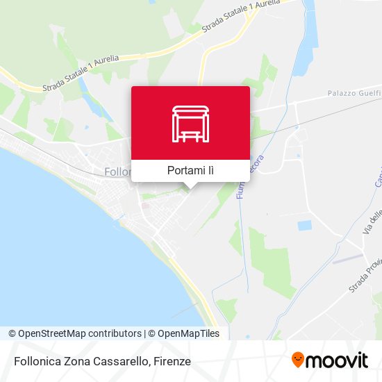 Mappa Follonica Zona Cassarello