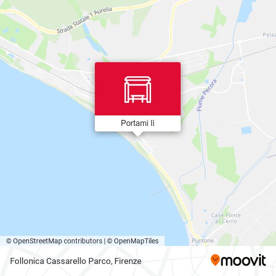Mappa Follonica Cassarello Parco