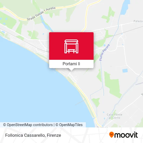 Mappa Follonica Cassarello