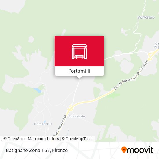 Mappa Batignano Zona 167
