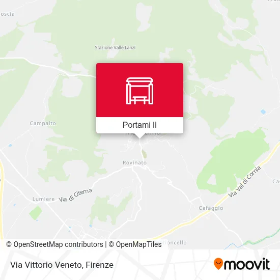 Mappa Via Vittorio Veneto