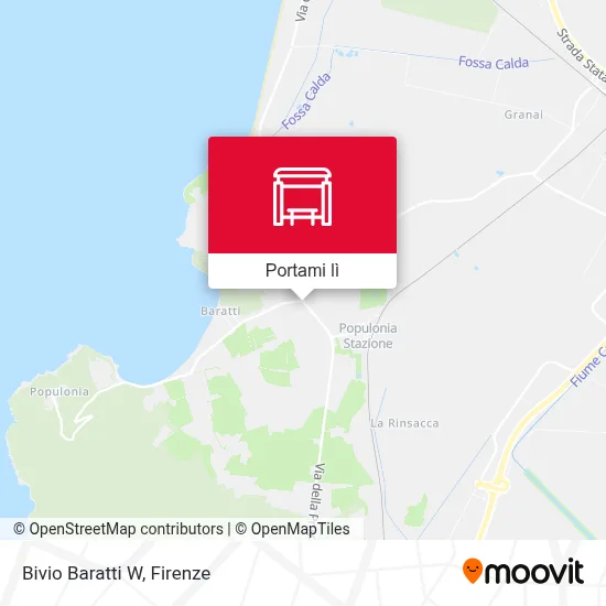 Mappa Bivio Baratti W