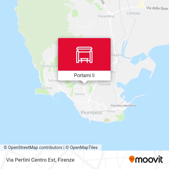 Mappa Via Pertini Centro Est