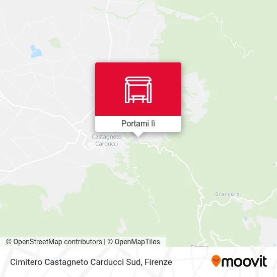 Mappa Cimitero Castagneto Carducci Sud
