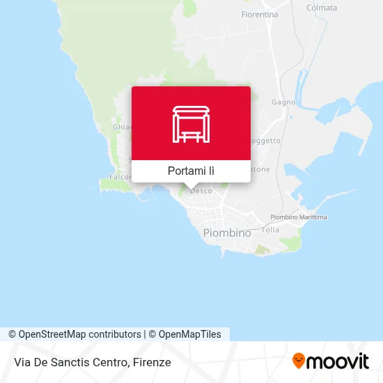 Mappa Via De Sanctis Centro