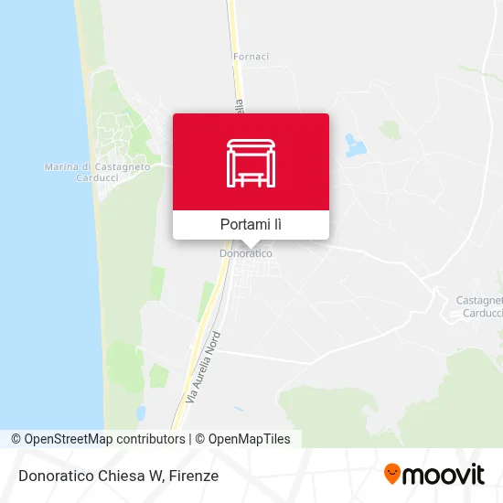 Mappa Donoratico Chiesa W