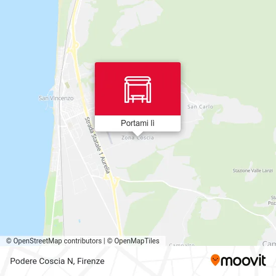 Mappa Podere Coscia N