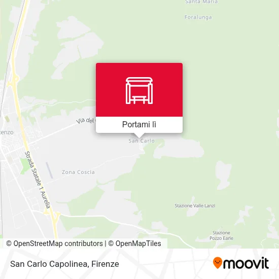 Mappa San Carlo Capolinea