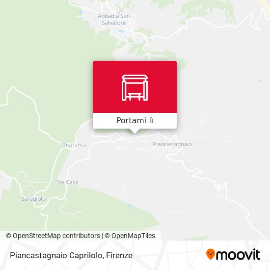 Mappa Piancastagnaio Caprilolo
