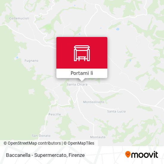 Mappa Baccanella - Supermercato