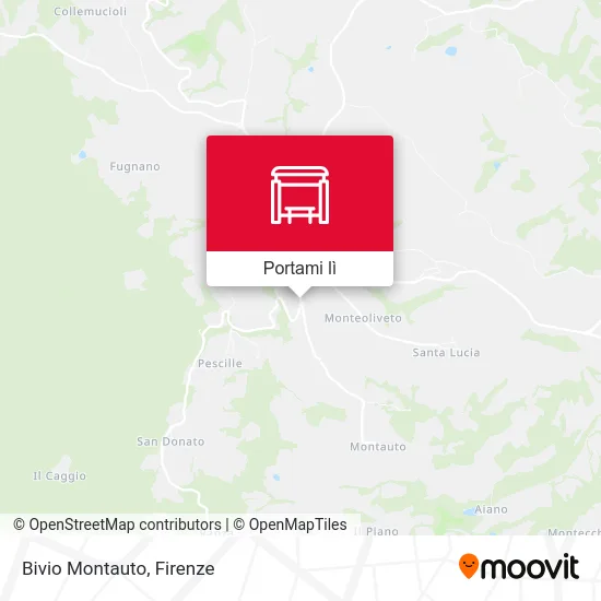 Mappa Bivio Montauto