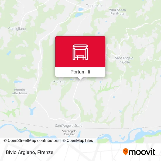 Mappa Bivio Argiano