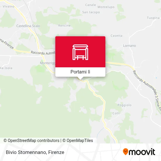 Mappa Bivio Stomennano