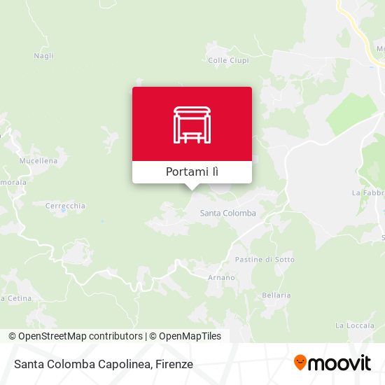 Mappa Santa Colomba Capolinea