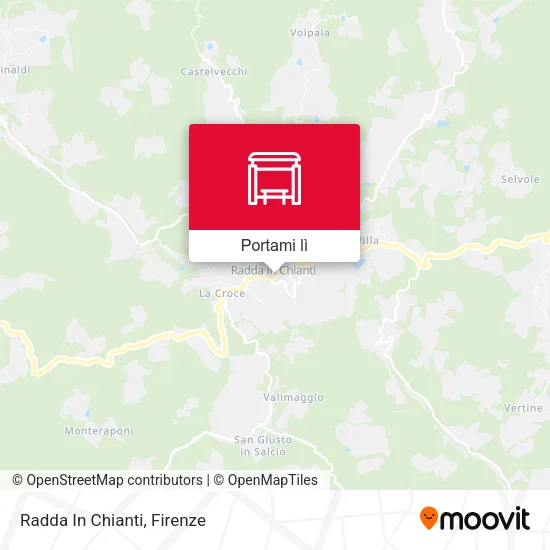 Mappa Radda In Chianti