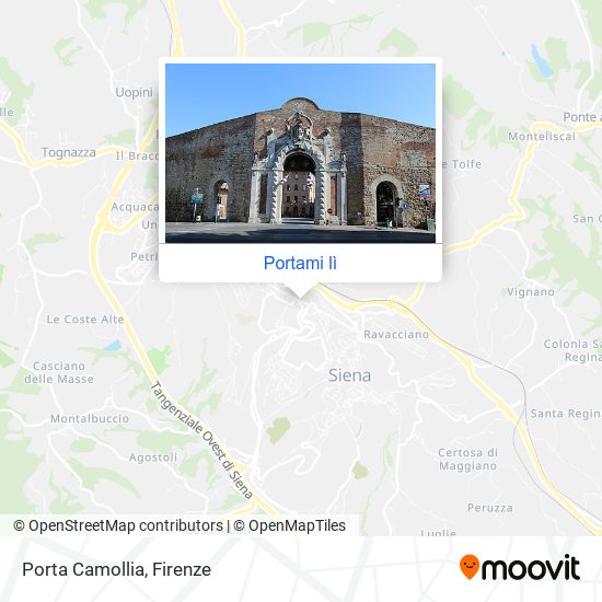 Mappa Porta Camollia