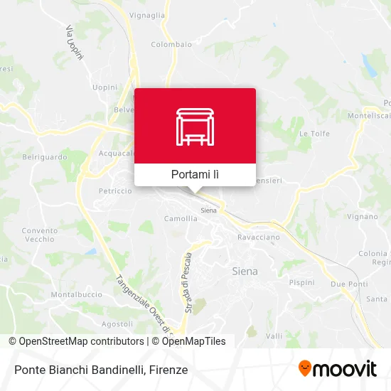 Mappa Ponte Bianchi Bandinelli