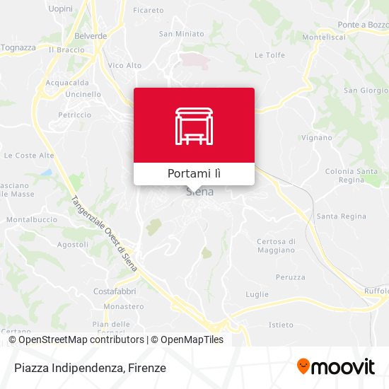 Mappa Piazza Indipendenza