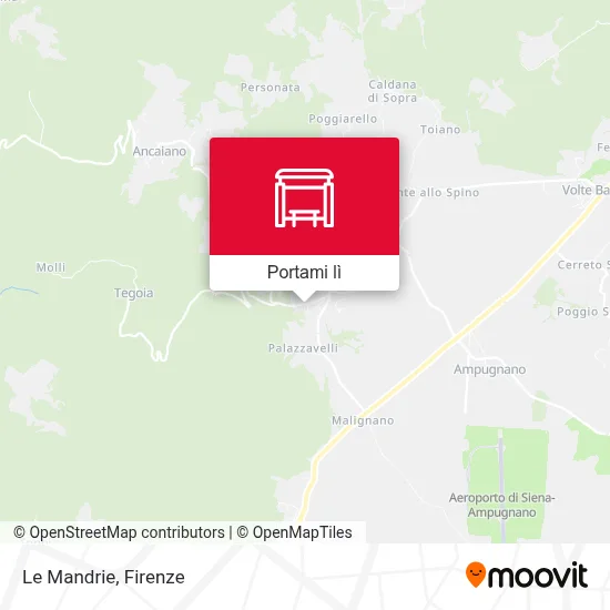 Mappa Le Mandrie