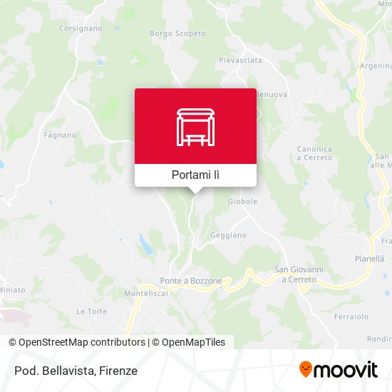 Mappa Pod. Bellavista