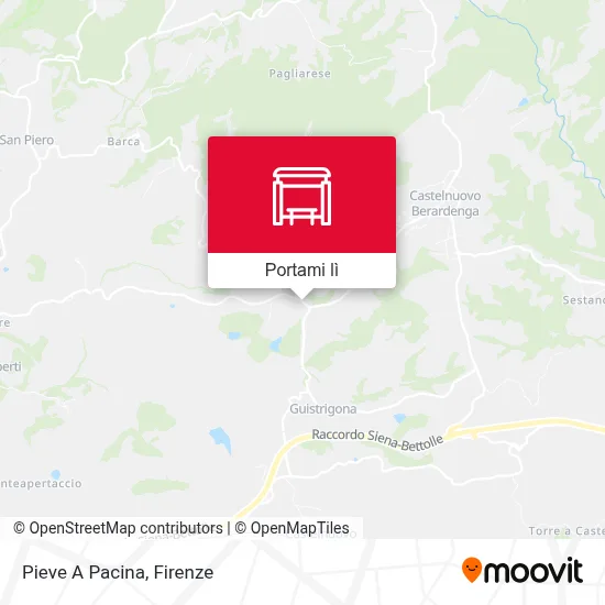 Mappa Pieve A Pacina