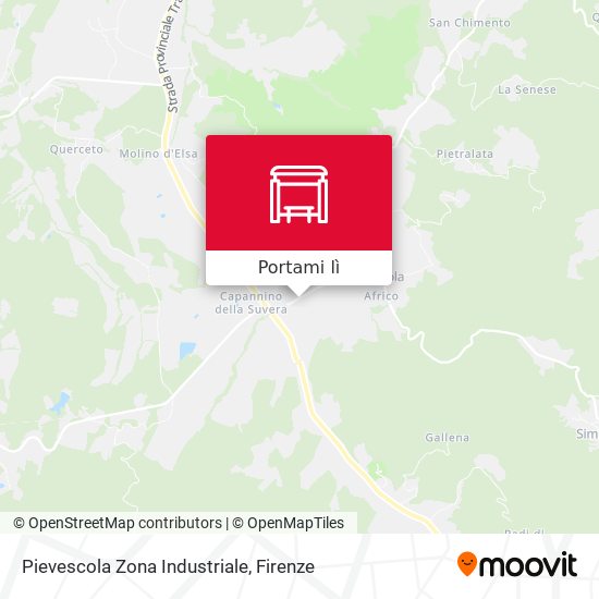 Mappa Pievescola Zona Industriale