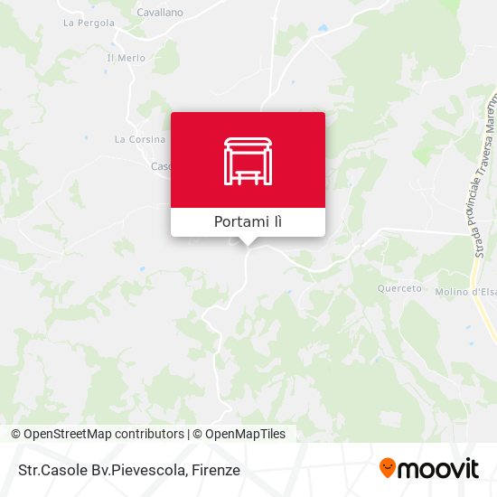 Mappa Str.Casole  Bv.Pievescola