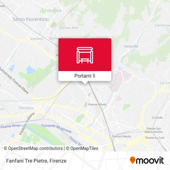 Mappa Fanfani Tre Pietre