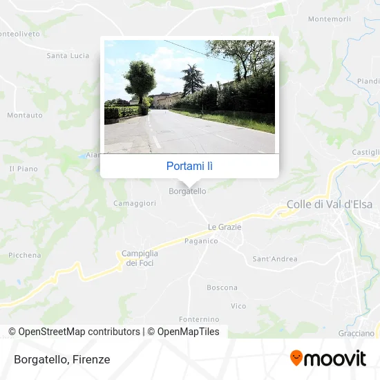 Mappa Borgatello