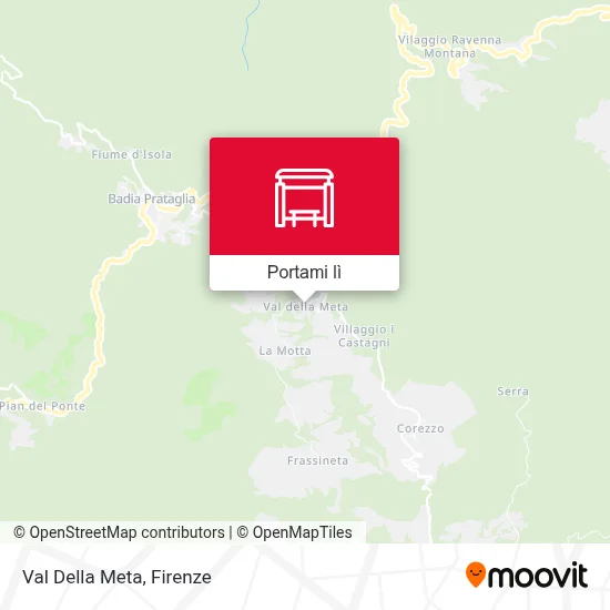 Mappa Val Della Meta