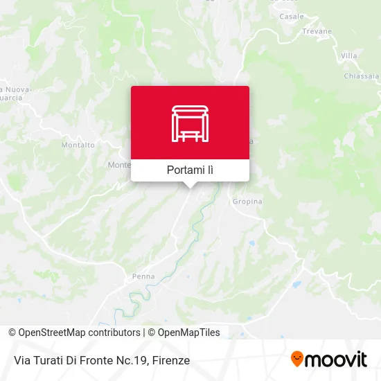 Mappa Via Turati Di Fronte Nc.19