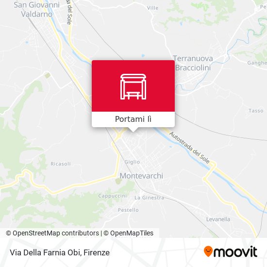 Mappa Via Della Farnia Obi