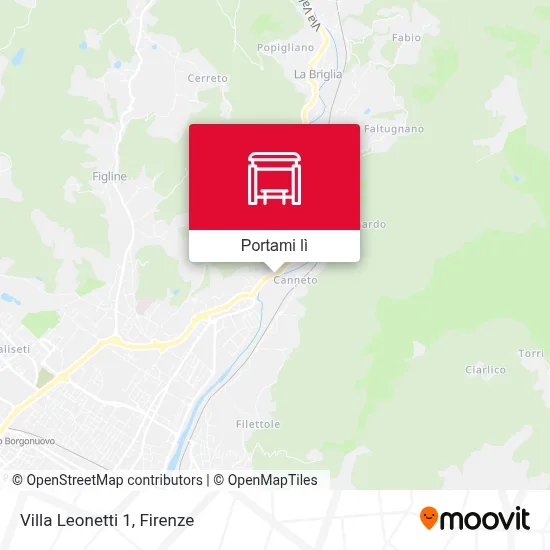 Mappa Villa Leonetti 1