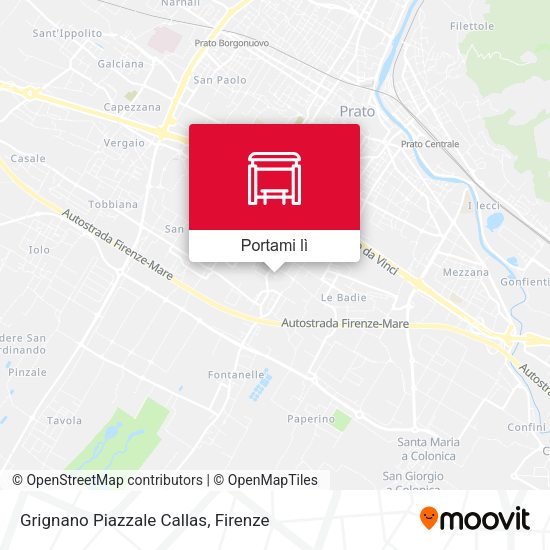 Mappa Grignano Piazzale Callas