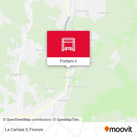 Mappa La Cartaia 2