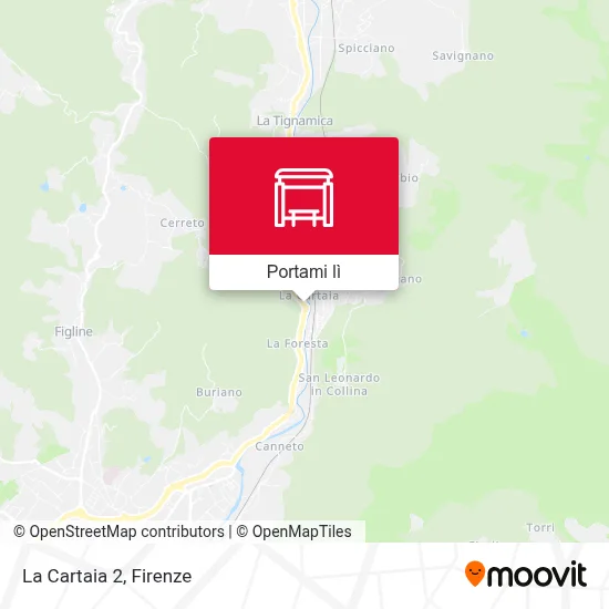 Mappa La Cartaia 2