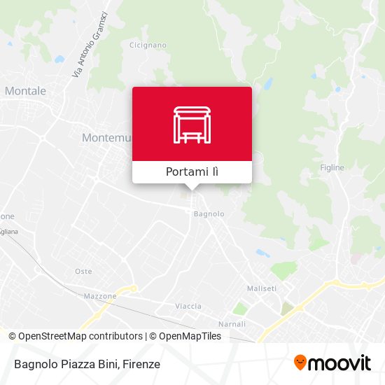 Mappa Bagnolo Piazza Bini