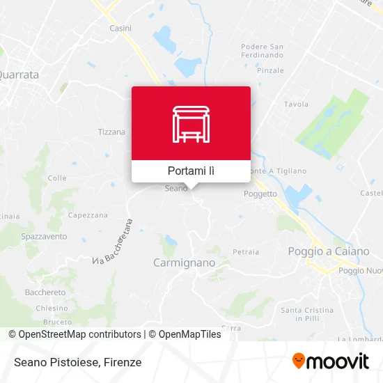 Mappa Seano Pistoiese