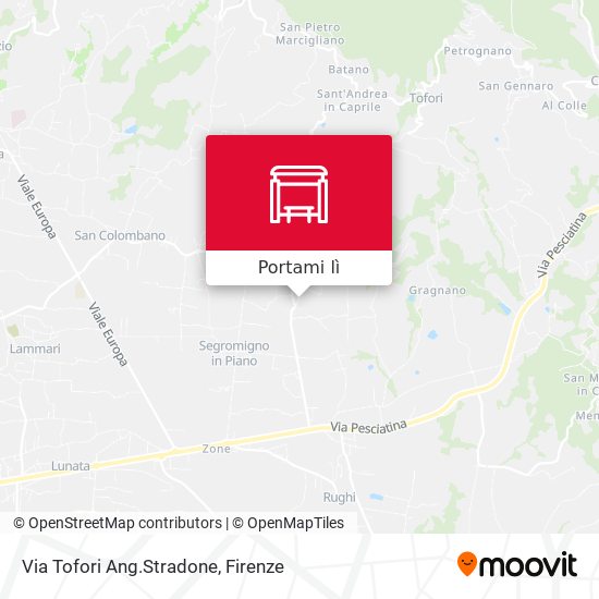 Mappa Via Tofori Ang.Stradone