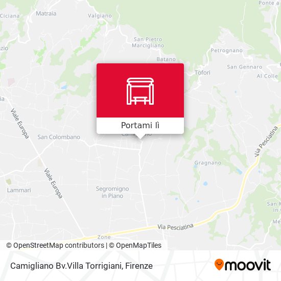 Mappa Camigliano Bv.Villa Torrigiani