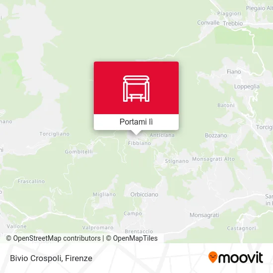 Mappa Bivio Crospoli