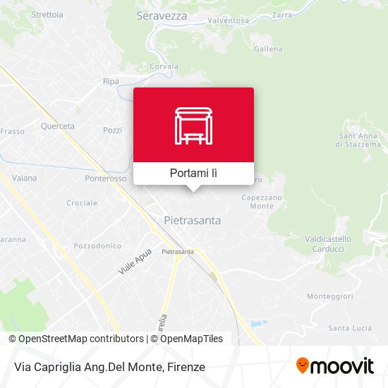 Mappa Via Capriglia Ang.Del Monte