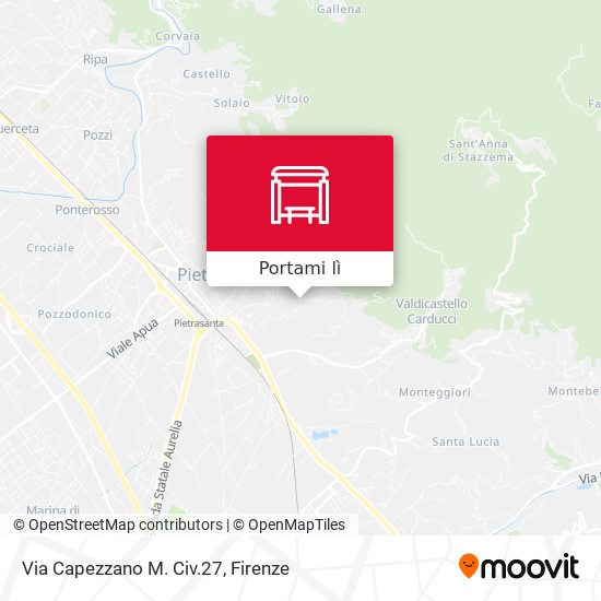 Mappa Via Capezzano M. Civ.27