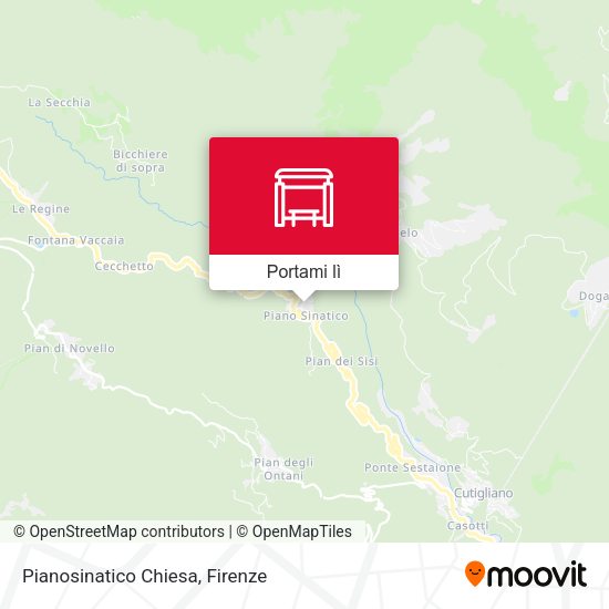Mappa Pianosinatico Chiesa