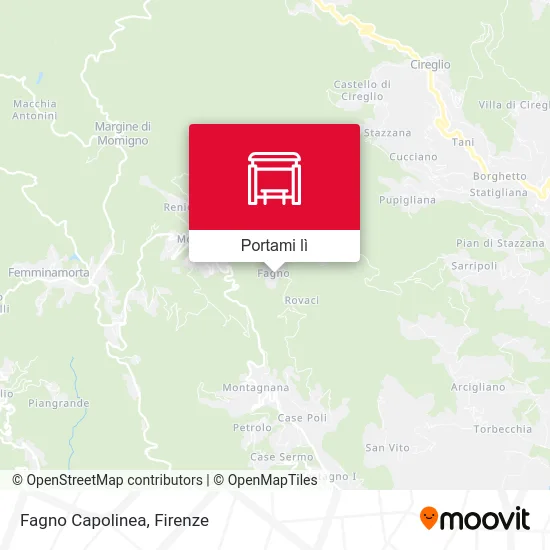 Mappa Fagno Capolinea